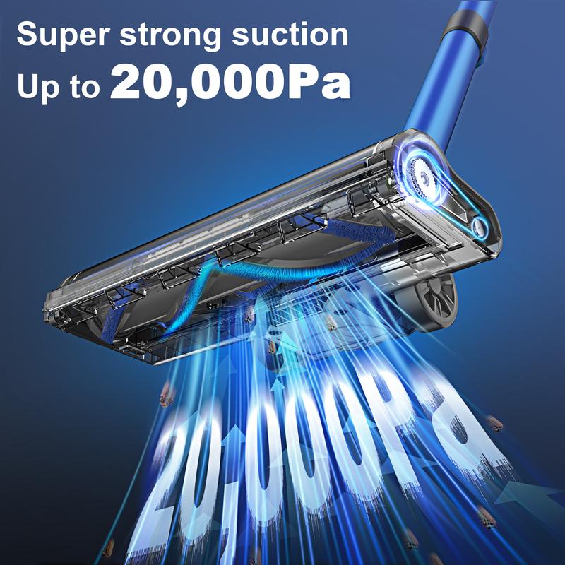 [TikTokShopBlackFriday] Devoac Cordless Vacuum Cleaner,Ultra-Lightweight Stick Cleaner with 2200mAh Battery, Up to 40 mins Runtime - Powerful Stick vacuums for Home & Car Cleaning