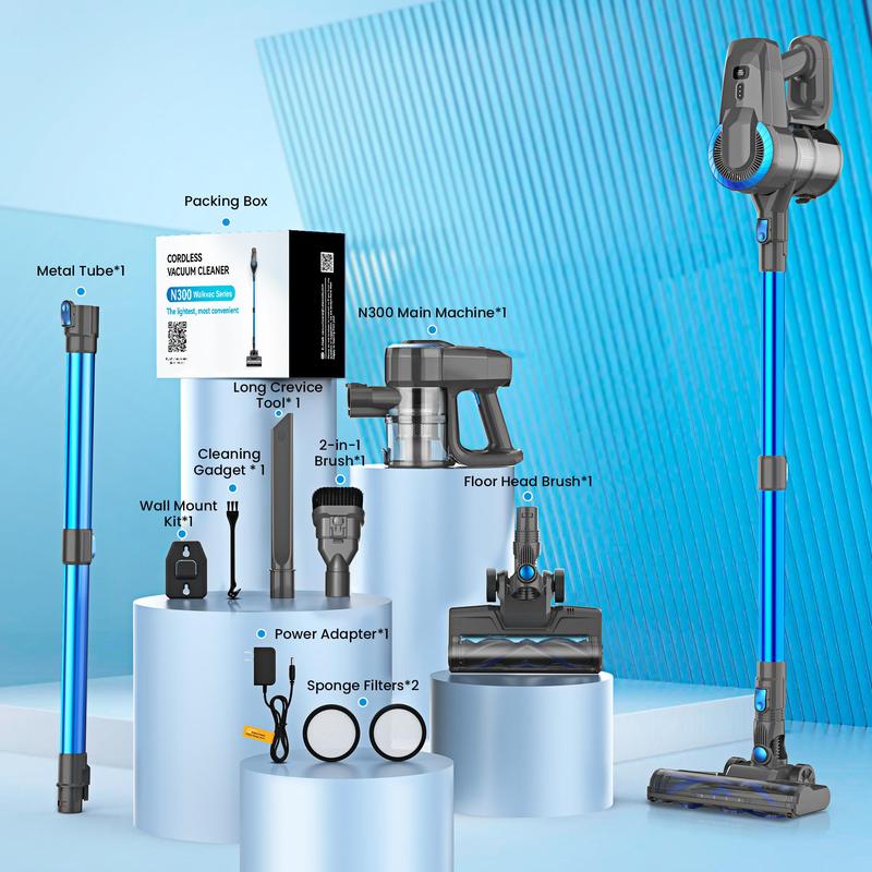 [TikTokShopBlackFriday] Dethtvoac Cordless Vacuum Cleaner,Ultra-Lightweight Stick Cleaner with 2200mAh Battery, Up to 40 mins Runtime - Powerful Stick vacuums for Home & Car Cleaning