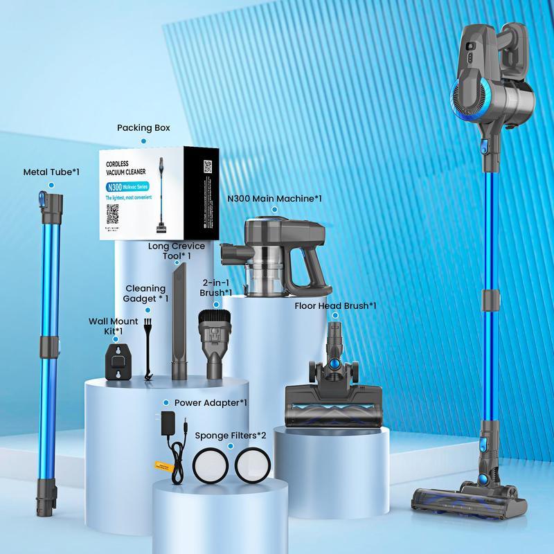 [TikTokShopBlackFriday] Dethtvoac Cordless Vacuum Cleaner,Ultra-Lightweight Stick Cleaner with 2200mAh Battery, Up to 40 mins Runtime - Powerful Stick vacuums for Home & Car Cleaning