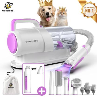Holiday Haul - Geoorood Pet Grooming Vacuum Kit with 13000Pa Suction Power & 2.2L Dust Collection for Furry Animal Cleaning #TikTokShopHolidayHaul