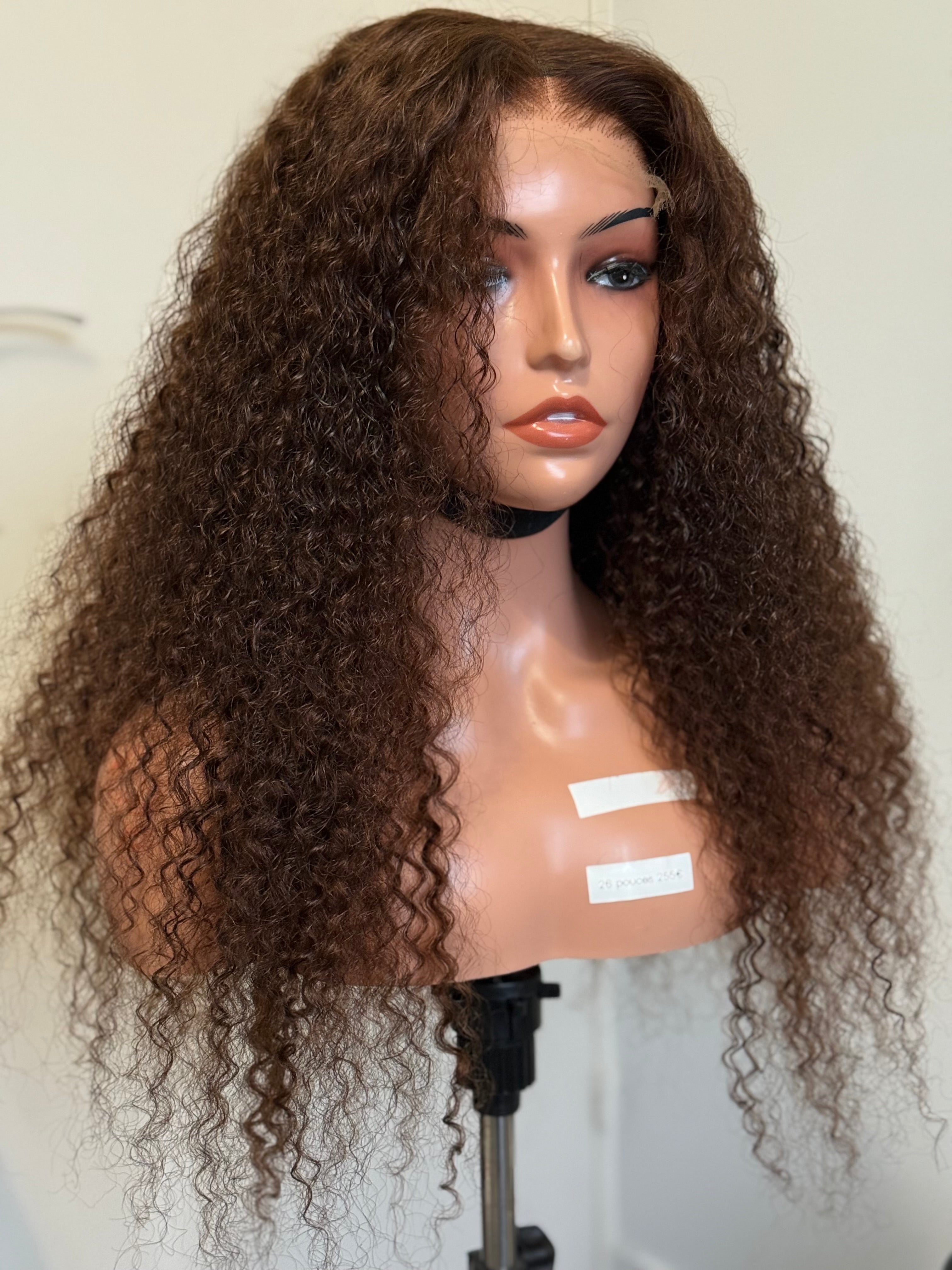 Perruque cheveux vierges- Claudine Naturelle glueless cheveux Luxe