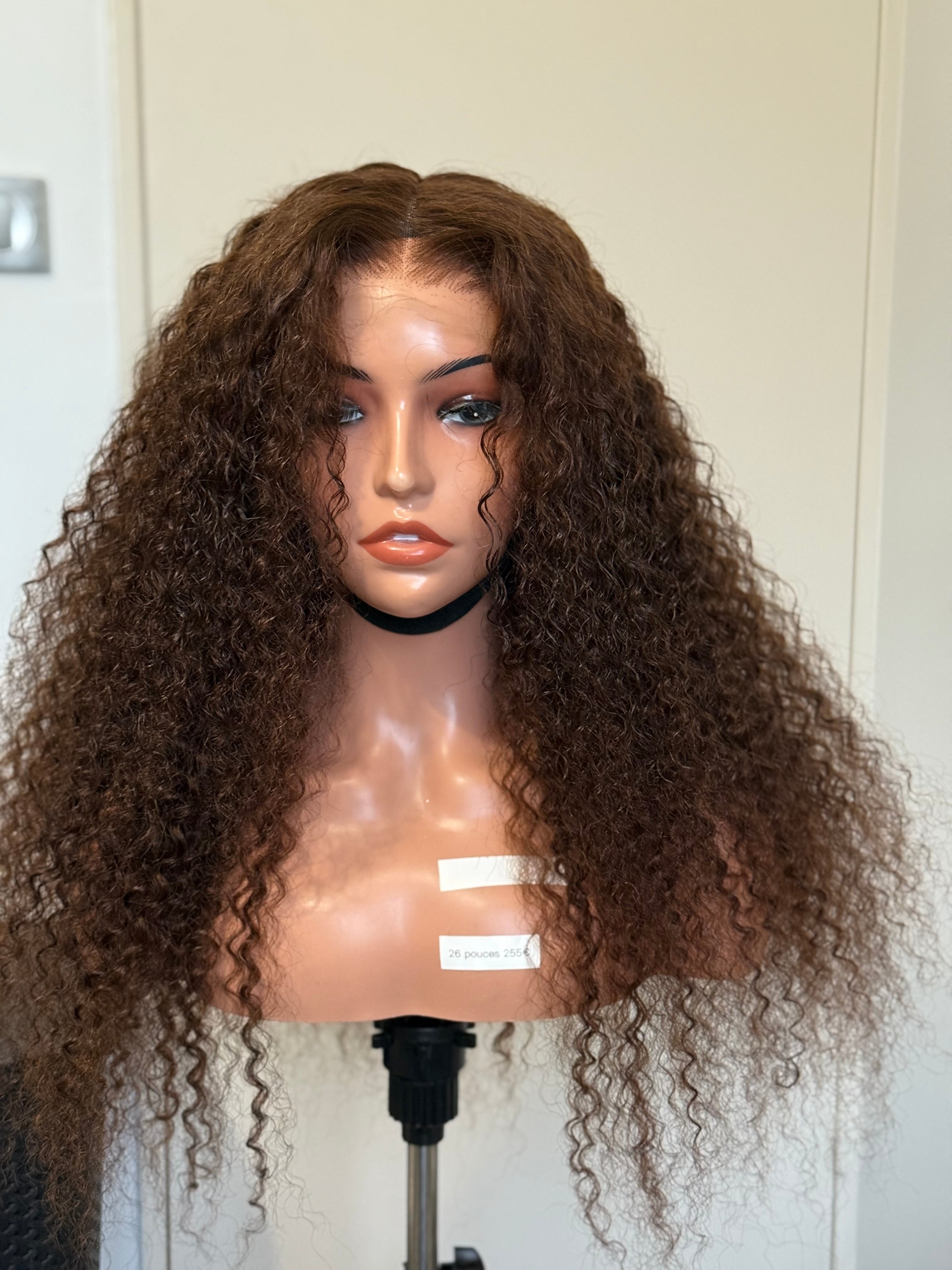 Perruque cheveux vierges- Claudine Naturelle glueless cheveux Luxe