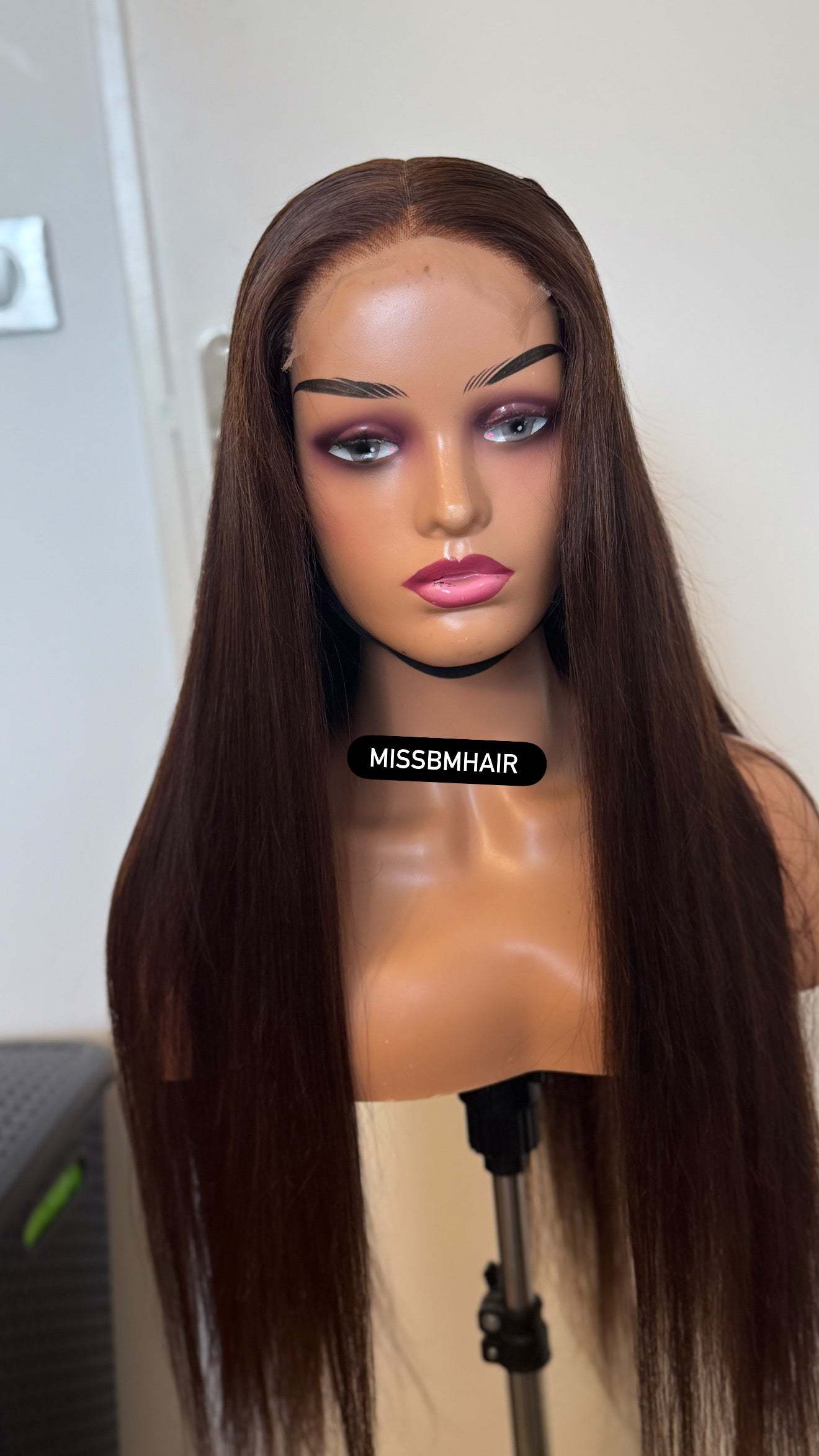 Perruque glueless en cheveux vierges humains DINAS – Prête à porter