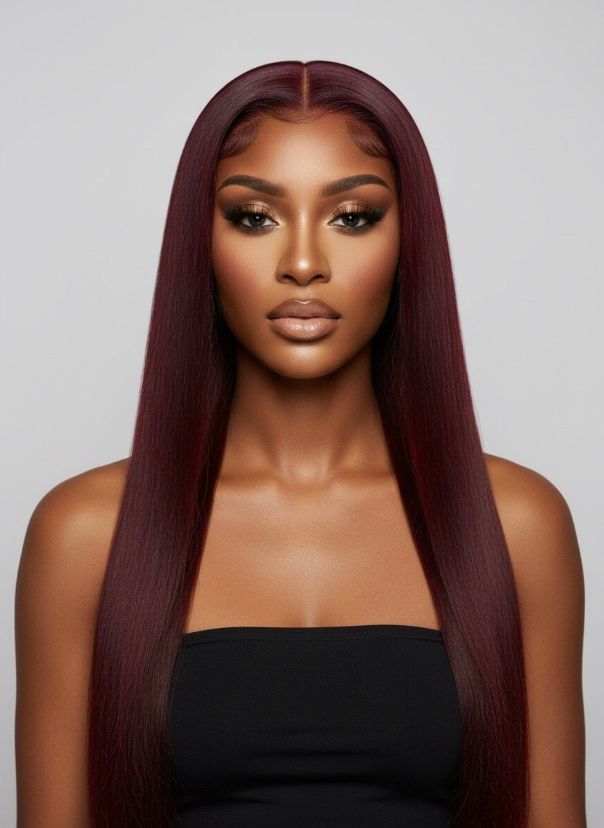 Perruque glueless en cheveux vierges humains CLAUDIA – Prête à porter