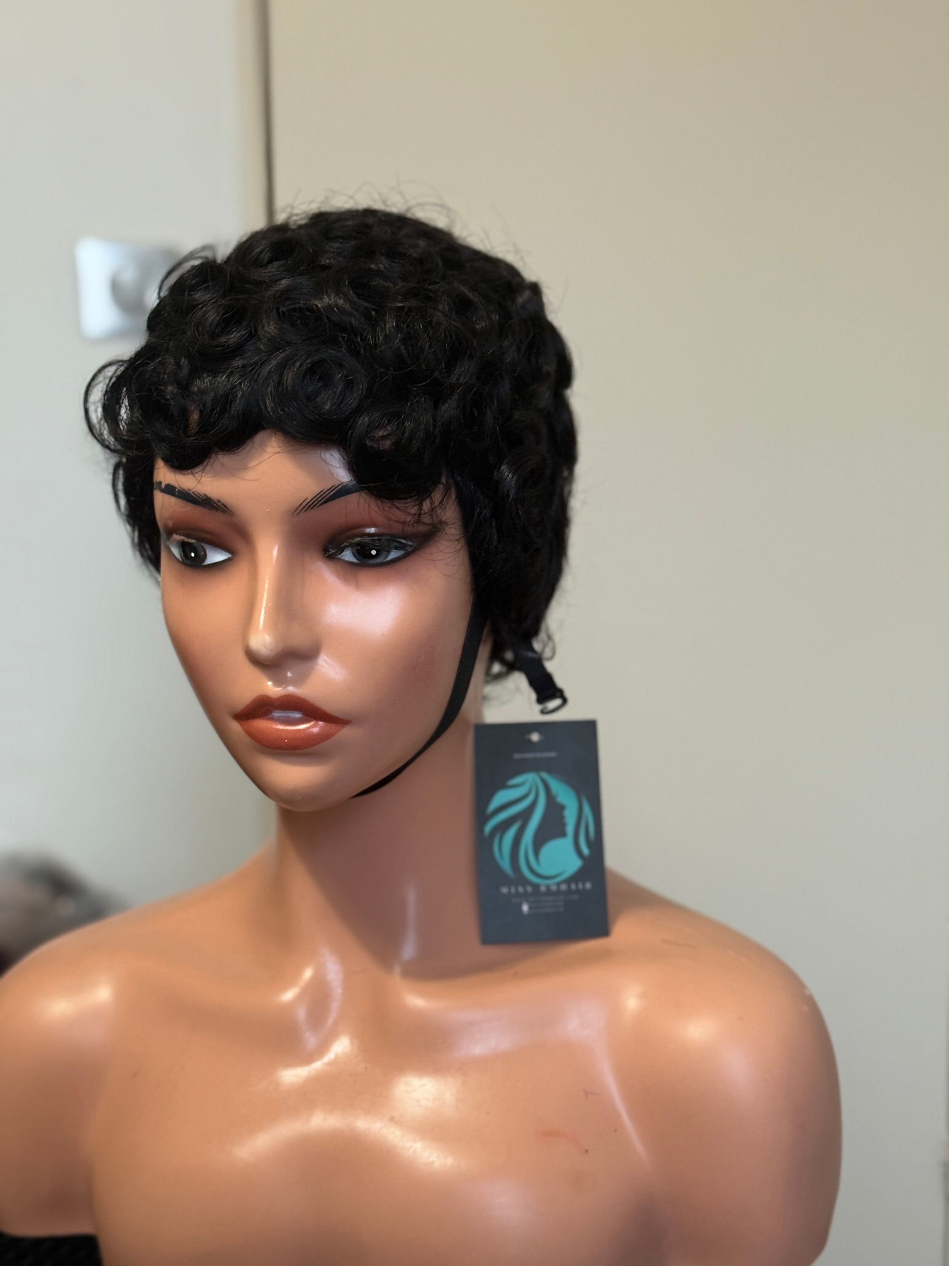 Perruque Pixie naturelle prête à porter – Glueless & élégante | MissBMHair