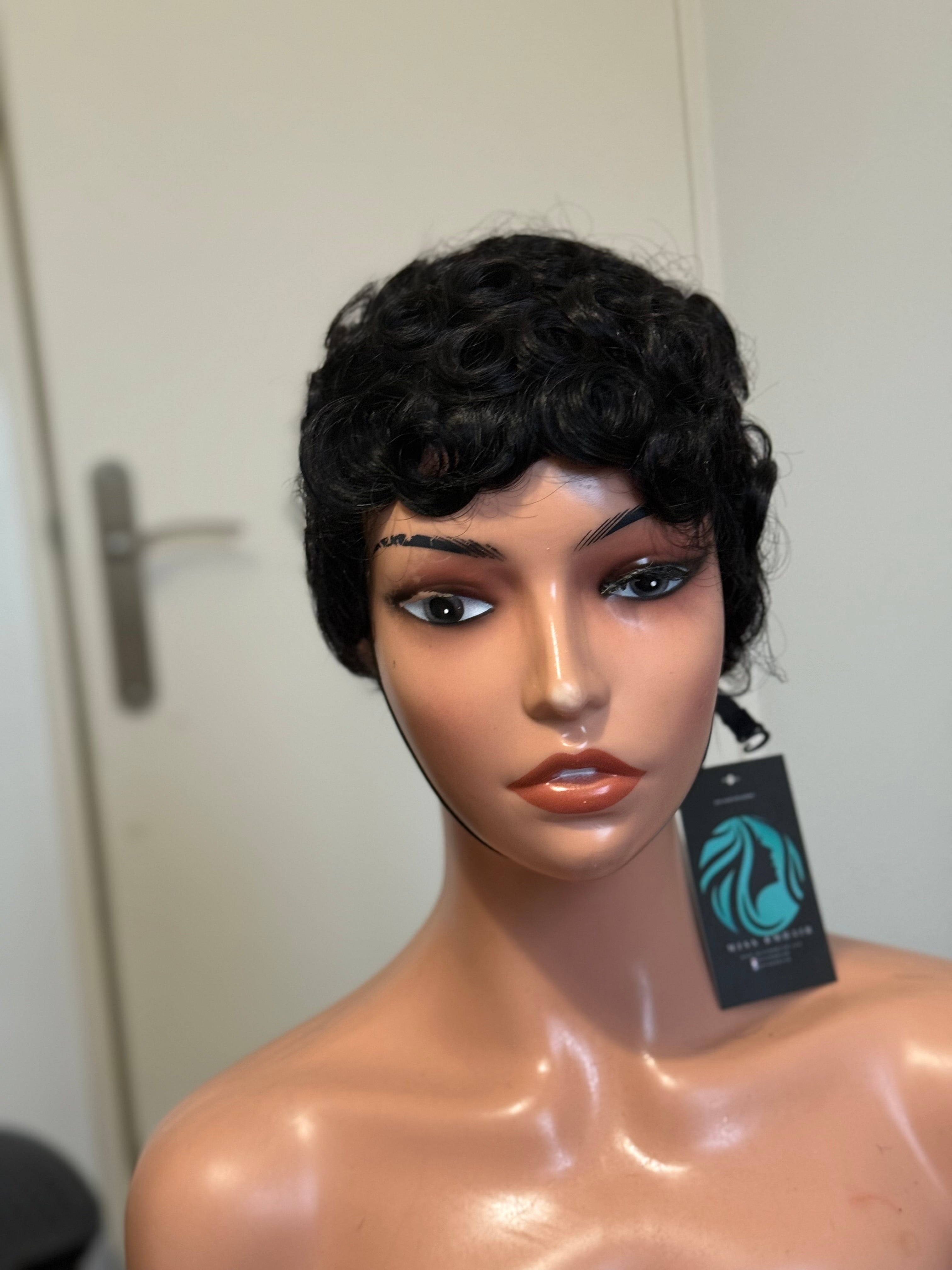 Perruque Pixie naturelle prête à porter – Glueless & élégante | MissBMHair