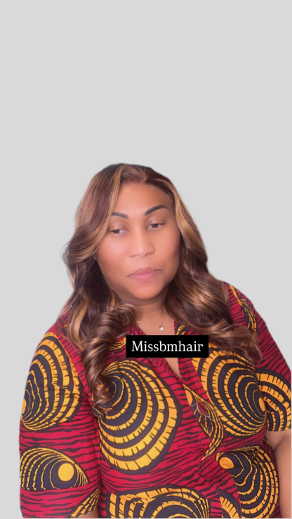 Perruque cheveux vierges -mimie glueless HD lace