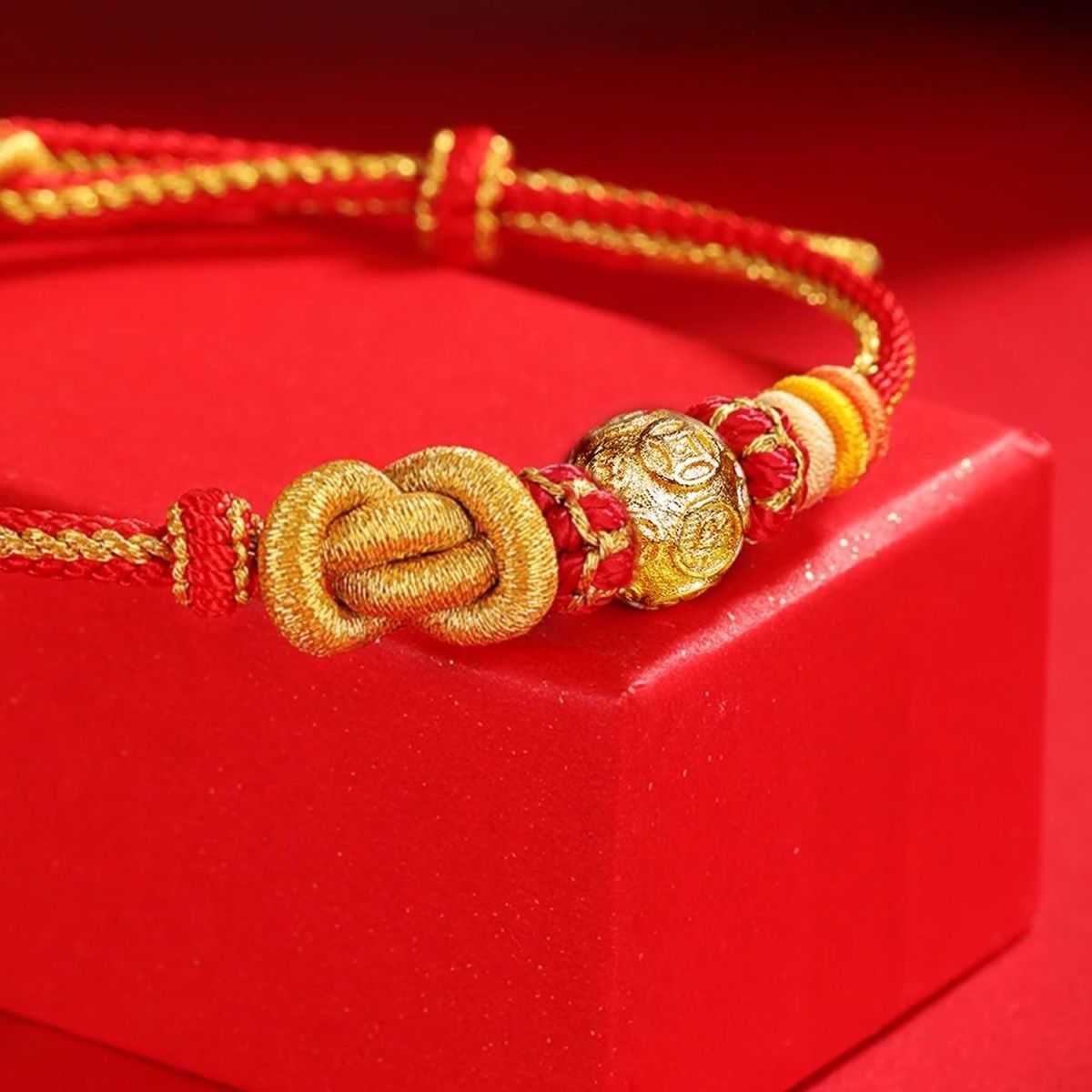 New Chinese Style Fortune Five Emperors Money High-Level Sense Old Brave Bracelet Domineering Gluttonous Transfer Beads Retro National Style Bracelet——Handmade from a Millennium Old Templer-WiAuGem