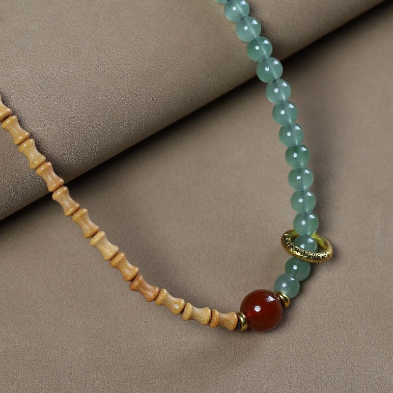 Fortune-Turning Handheld Worry Beads Prayer Beads for Good Luck & Smooth Fortune Luck-Bringing Amulet for Success & Goals Achievement Unisex Sandalwood Beads for Stacking & Daily Play-WiAuGem