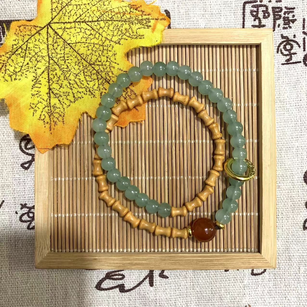 Fortune-Turning Handheld Worry Beads Prayer Beads for Good Luck & Smooth Fortune Luck-Bringing Amulet for Success & Goals Achievement Unisex Sandalwood Beads for Stacking & Daily Play-WiAuGem