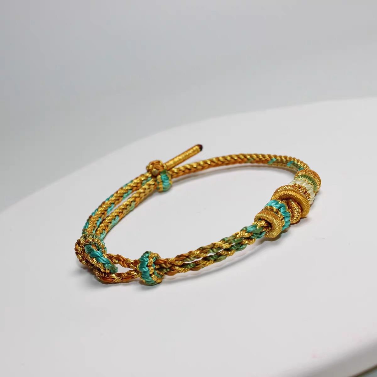 New Double Knot Red Rope Can Be Freely Worn with Accessories to Send Girlfriends, Male and Female Friends Gift Transfer Red Rope——Handmade from a Millennium Old Templer-WiAuGem