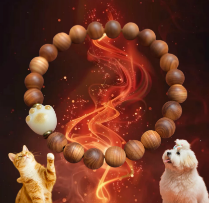 Whisker Talisman Cat's Paw Mysore Cliff Cypress Bracelet-WiAuGem