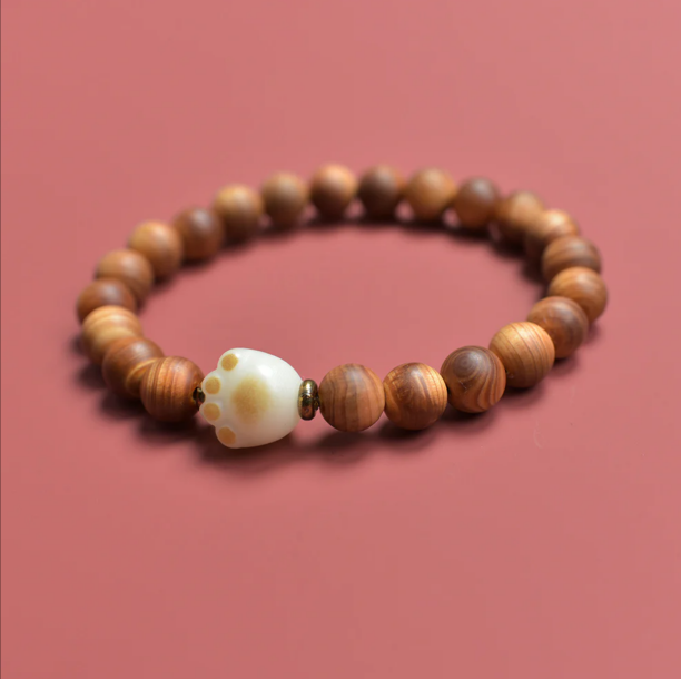 Whisker Talisman Cat's Paw Mysore Cliff Cypress Bracelet-WiAuGem