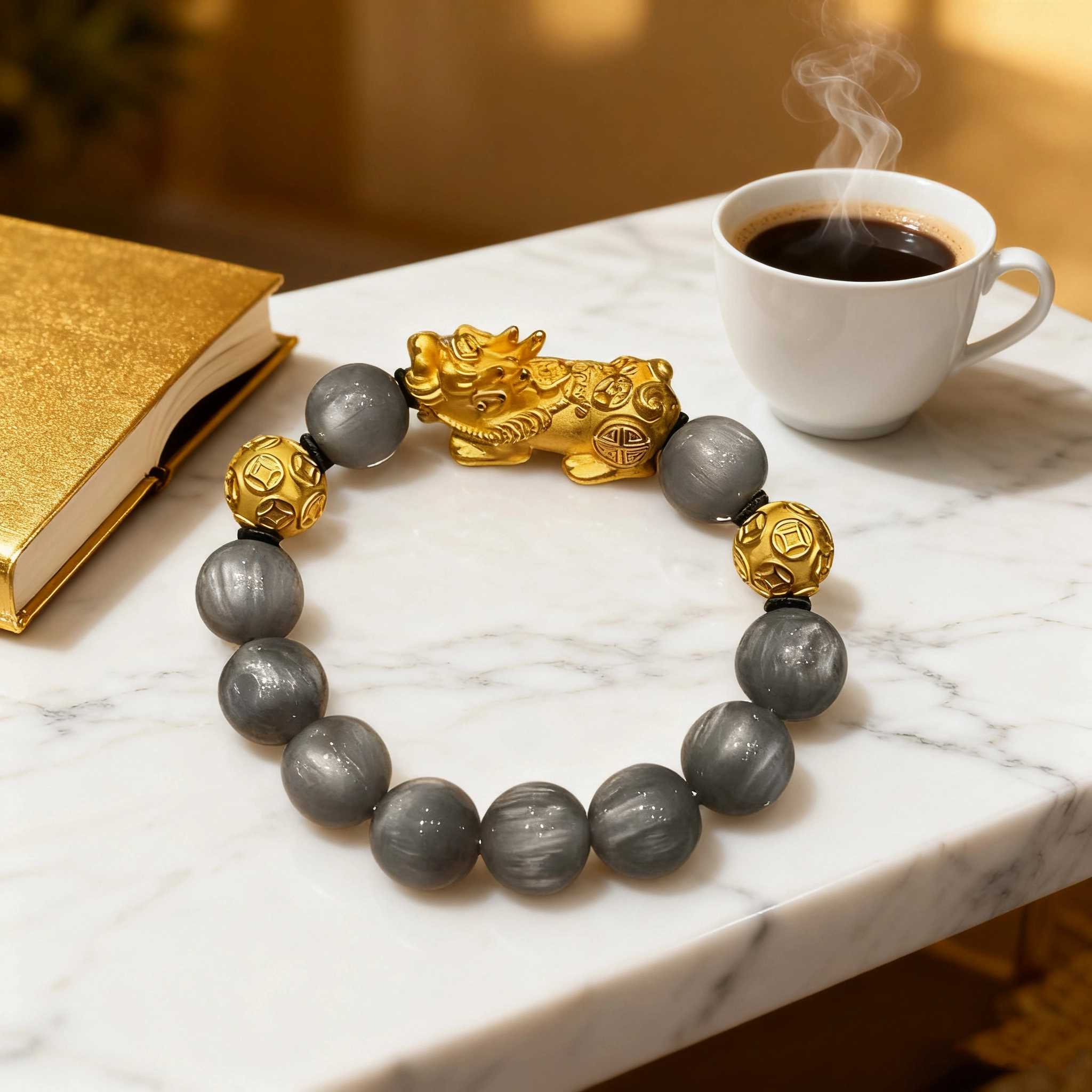 Luxurious Feng Shui Puxiu Bracelet - Masterful craftsmanship, high-end and elegant style, carrying the meaning of attracting wealth-WiAuGem