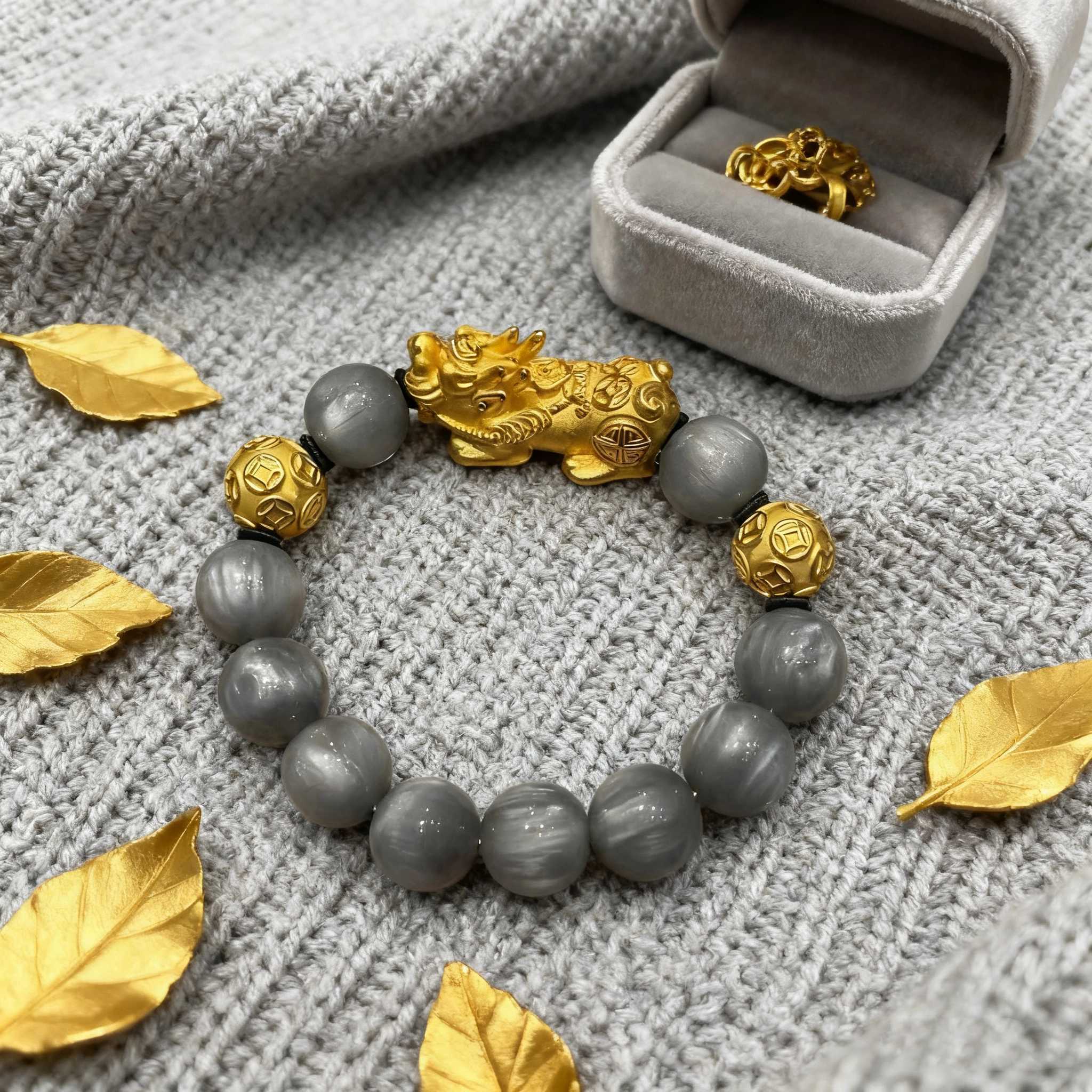 Luxurious Feng Shui Puxiu Bracelet - Masterful craftsmanship, high-end and elegant style, carrying the meaning of attracting wealth-WiAuGem