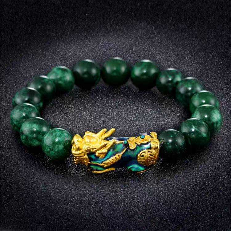 Dynasty Jade Treasure: Pi Xiu Hetian Jade Bracelet for Wealth, Luck & Protection