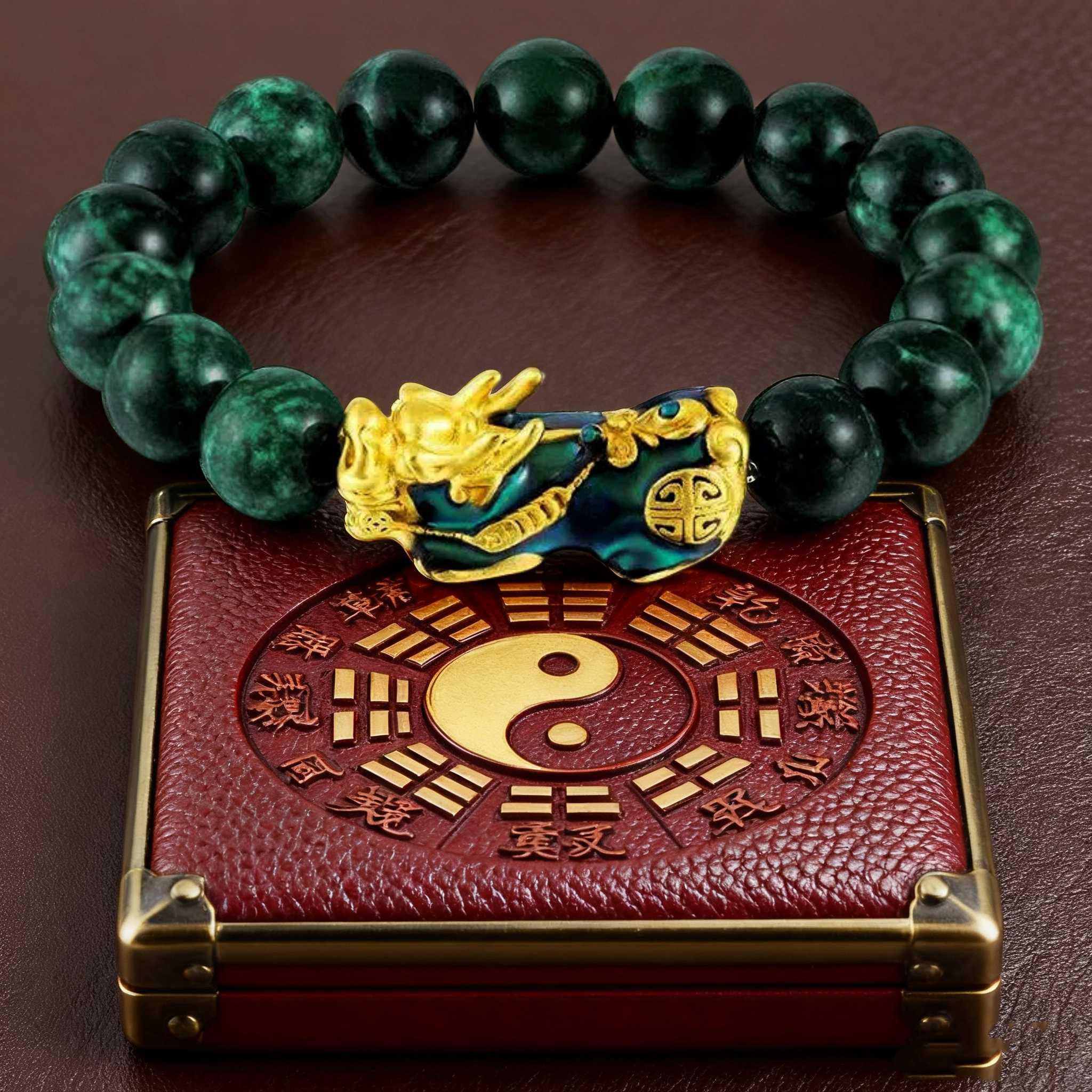 Dynasty Jade Treasure: Pi Xiu Hetian Jade Bracelet for Wealth, Luck & Protection