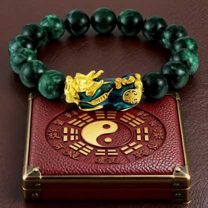 Dynasty Jade Treasure: Pi Xiu Hetian Jade Bracelet for Wealth, Luck & Protection