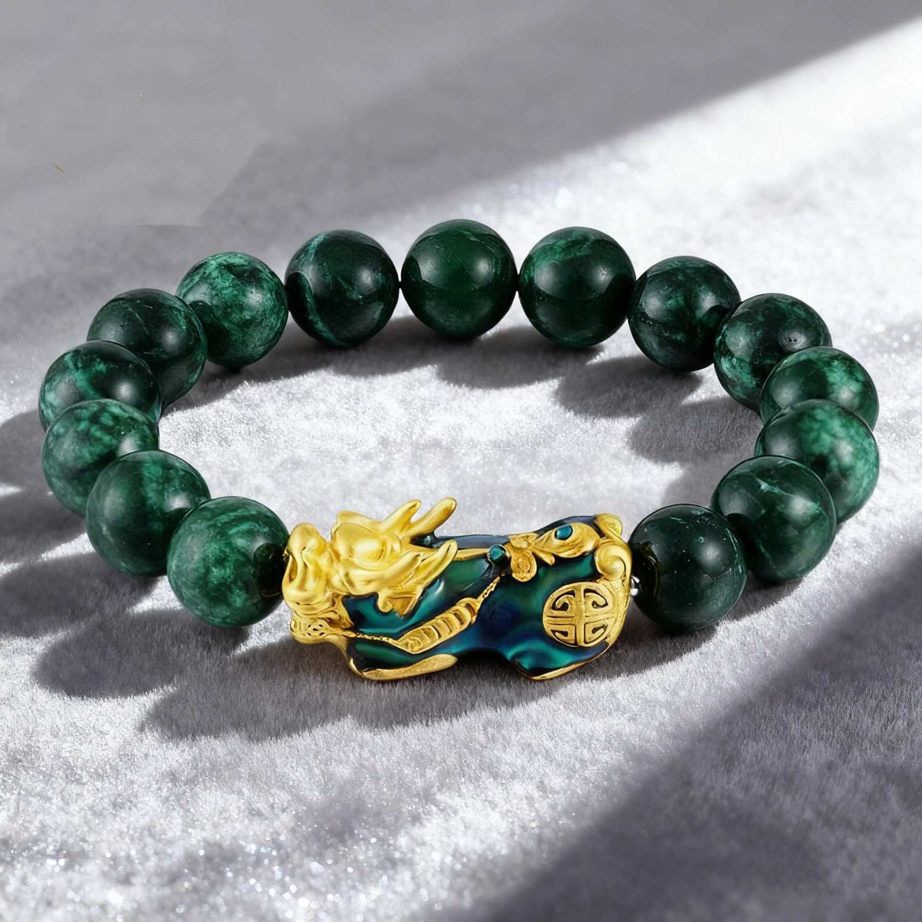 Dynasty Jade Treasure: Pi Xiu Hetian Jade Bracelet for Wealth, Luck & 