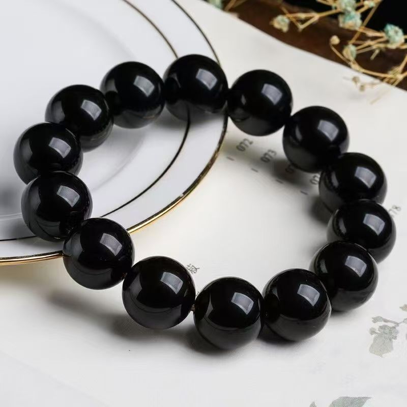 Obsidian of Iceland — Guardian of Energy and Fortune Bracelet-WiAuGem