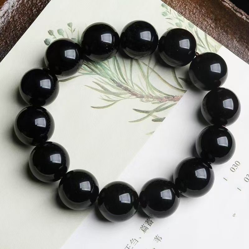 Obsidian of Iceland — Guardian of Energy and Fortune Bracelet-WiAuGem