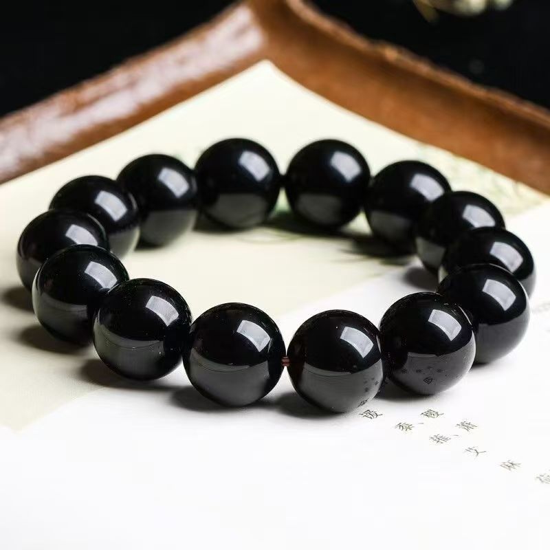 Obsidian of Iceland — Guardian of Energy and Fortune Bracelet-WiAuGem