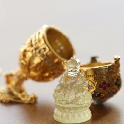 Glass Necklace Box Retro New Chinese Necklace——Handmade from a Millennium Old Templer