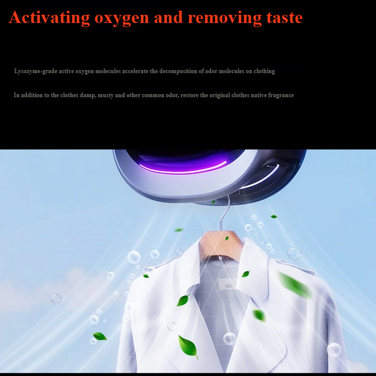 Hang Dry Straight- Everyday.Portable clothes dryer--Dry & Straight in Mins Al-controlled Heater Hands-freeOperation  Safe for all Fabrics | UV-C & Mites RemovalRemove Odors-Natural Therapy