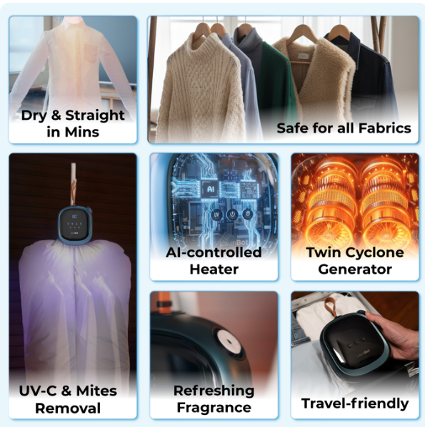 Portable clothes dryer