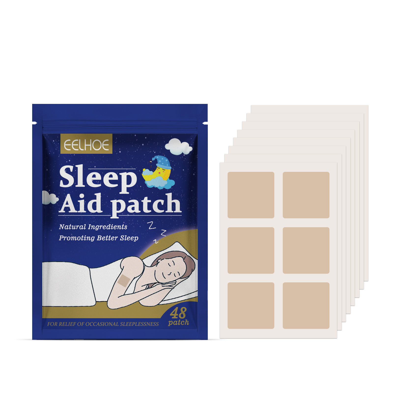 EELHOE Sleep Patches: Soothes the body, enhances sleep comfort, and promotes restful sleep.