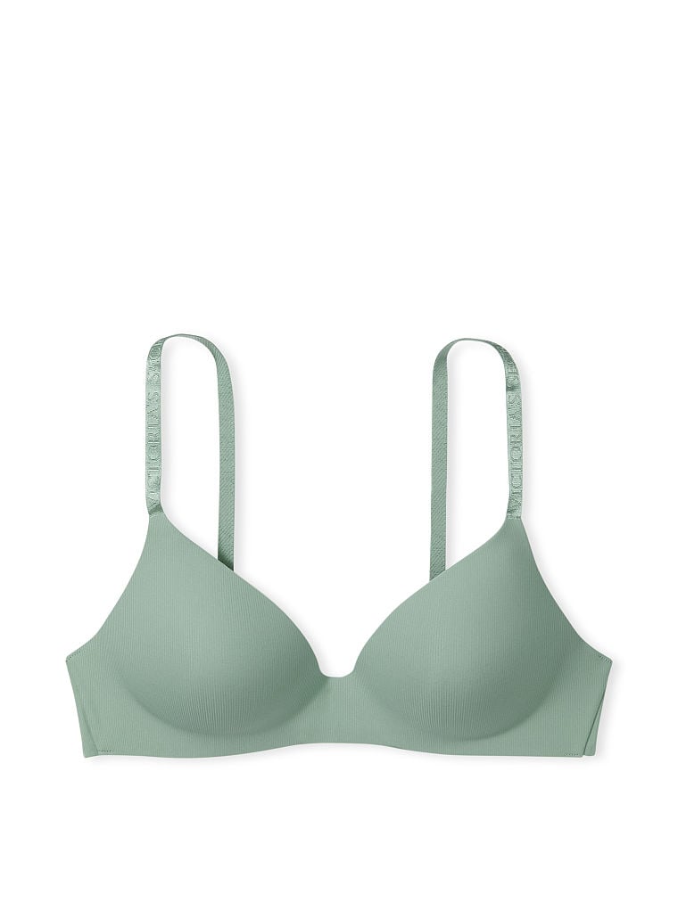 Lightly Lined Smooth Micro-Rib Wireless Bra