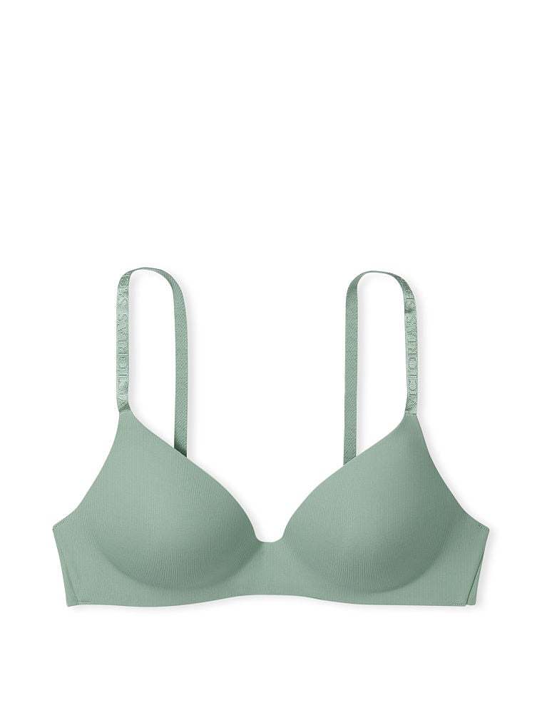 Lightly Lined Smooth Micro-Rib Wireless Bra