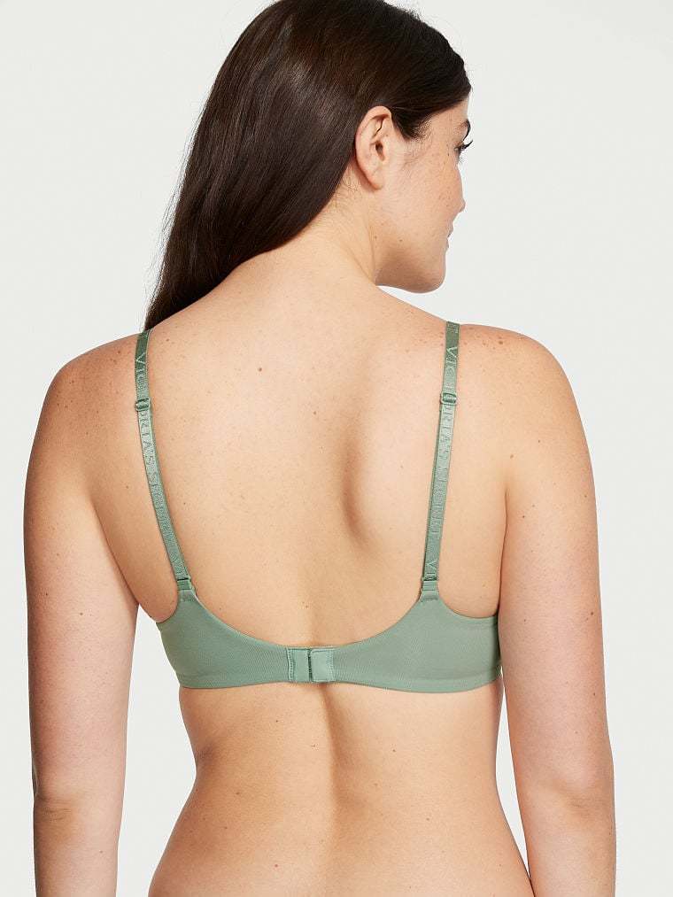 Lightly Lined Smooth Micro-Rib Wireless Bra