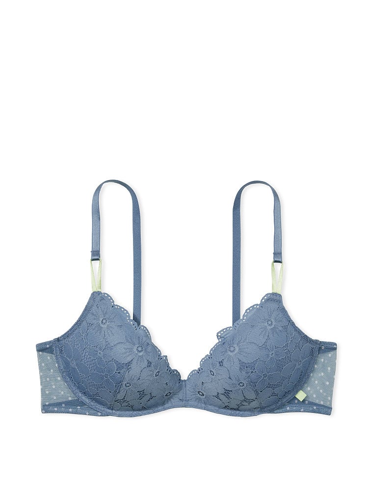 Sexy Tee Wireless Push-Up Lace Bra