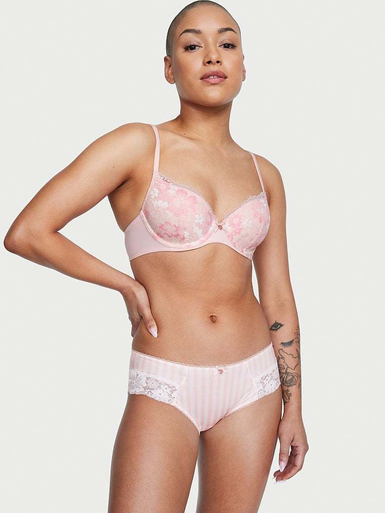 Lace-Front Hiphugger Panty