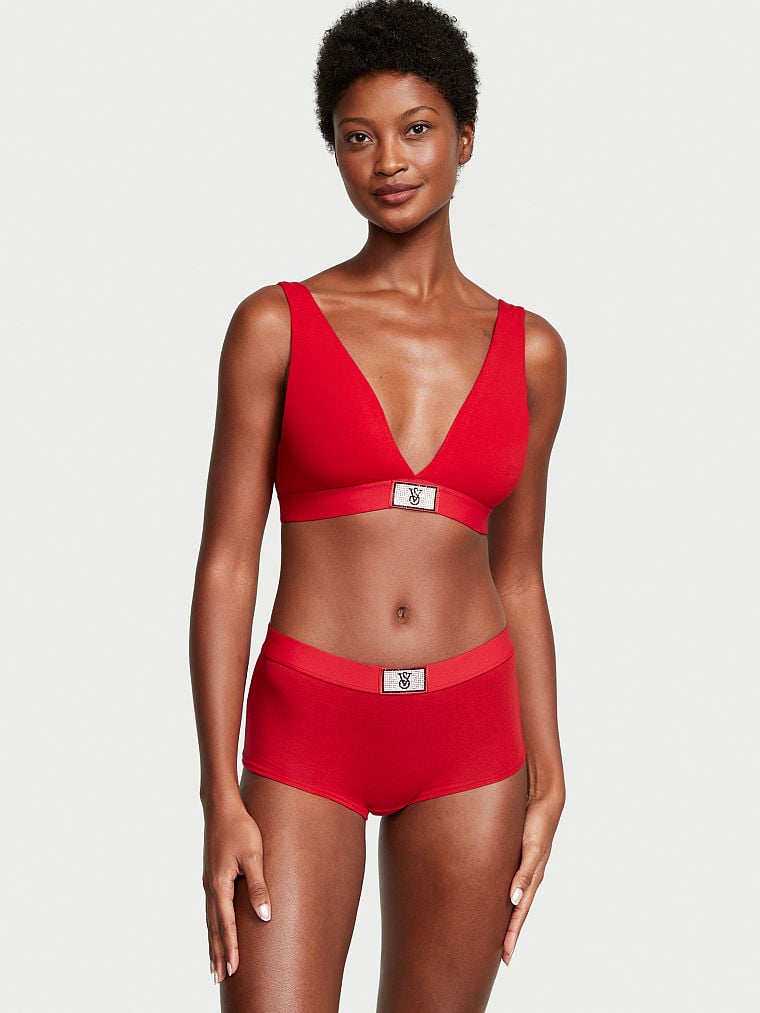 Shine Patch Boyshort Panty