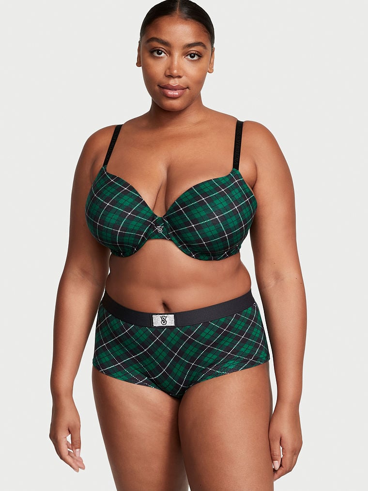 Shine Patch Boyshort Panty