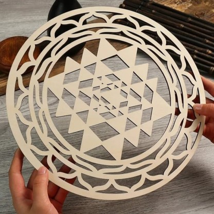 Kreativer Holzanhänger für Zuhause