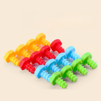 Children's screw-tightening assembly toys
