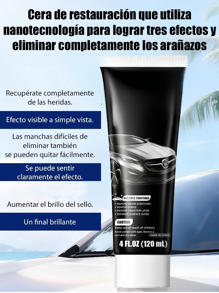 Cera de reparación profunda de arañazos en la pintura del coche【Eliminación de arañazos】