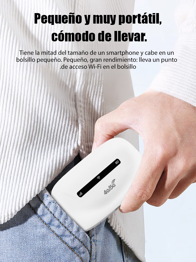 La red cubre 200 metros y puede conectar 12 dispositivos al WiFi portátil al mismo tiempo.