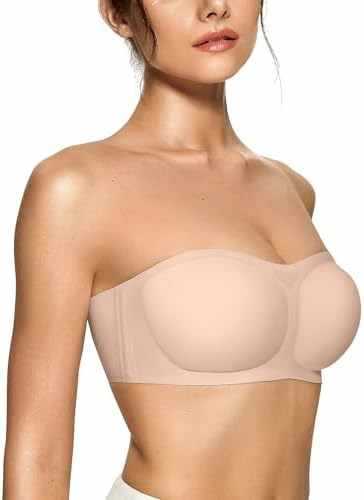 【Difícil de quitar】Sujetador sin tirantes para mujer con efecto push-up