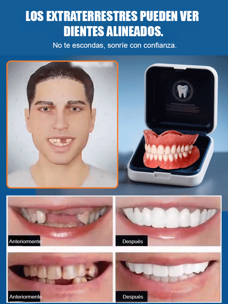 【Nuevo resultado de investigación en el Reino Unido】Fundas de dientes simuladas de silicona