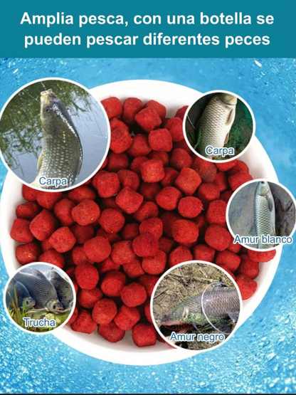 【En unos segundos un pez】Cebo para peces en gránulos de proteína animal fresca para personas perezos