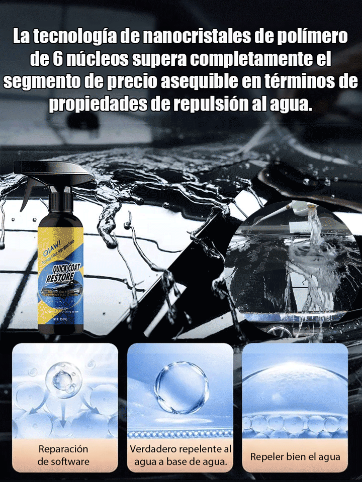 Spray de recubrimiento nano para automóviles