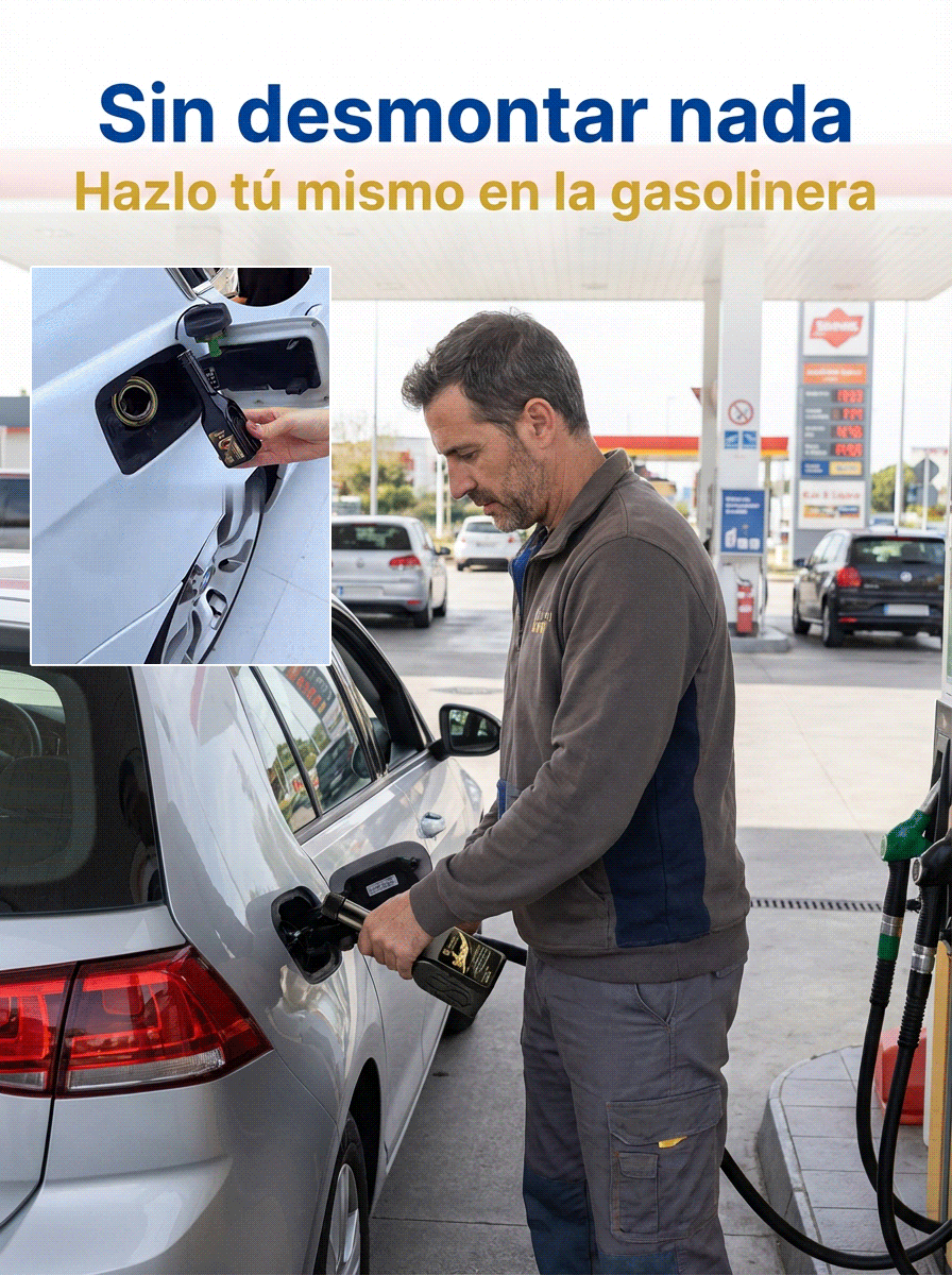 Limpiador combinado de catalizador de tres vías y motor sin desmontaje