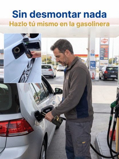 Limpiador combinado de catalizador de tres vías y motor sin desmontaje