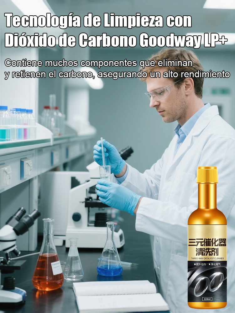 Catalizador para limpiador de carbono