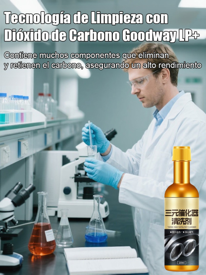 Catalizador para limpiador de carbono