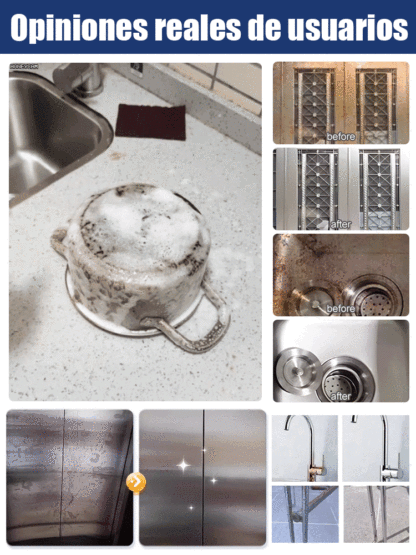 Eliminador de óxido para tornillos, pernos y superficies metálicas del hogar